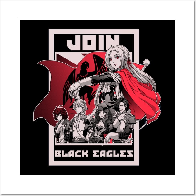 join black eagles Wall Art by CoinboxTees
